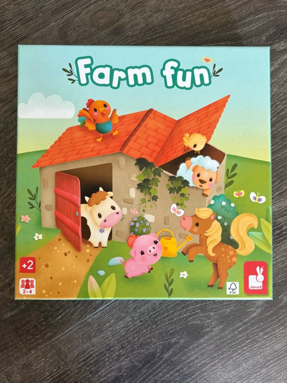 Janod Farm Fun Board Game - NEW!